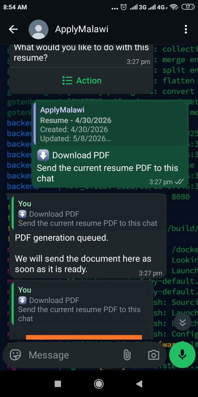 WhatsApp Chat Interface